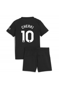 Manchester City Rayan Cherki #10 Babytruitje Uit tenue Kind 2025-26 Korte Mouw (+ Korte broeken)